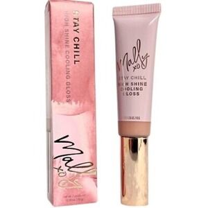 Mally Beauty Stay Chill High Shine Cooling Lip Gloss Snowstorm Sugar New